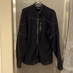 Under Armour Black fleece jacket. Size Large.